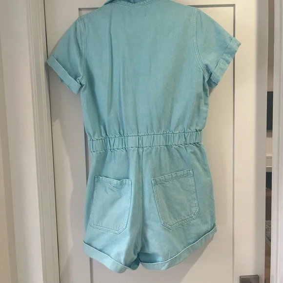 ✨Show Me Your Mumu Denim Romper✨ - Picture 6 of 8